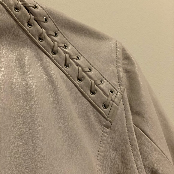 Paige Devin Lambskin Leather Moto Jacket - Picture 4 of 8